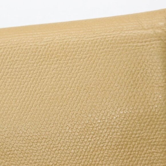 Chanel Beige Calf Leather CC Button Line Long Flap Wallet - Picture 8 of 16